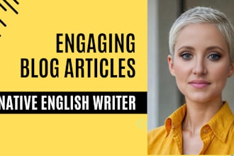 write engaging SEO blog articles