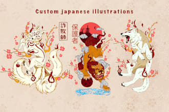 design japanese style t shirts artwork