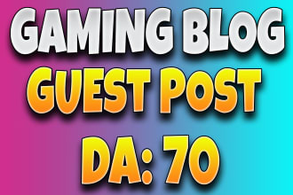 do a guest post on the premium gaming blog da 70