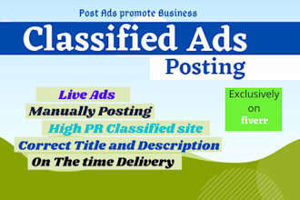 post your ads to top rated classified ad posting site