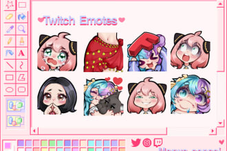 create custom twitch emotes and sub badges