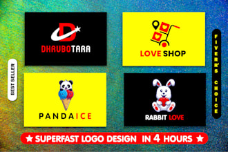 create professional logo design superfast within 4 hours