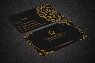 create a minimal business card design luxury business card design