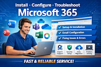 install configure and troubleshoot microsoft 365