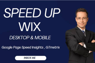 speed up wix website desktop and mobile view with in 2 hrs