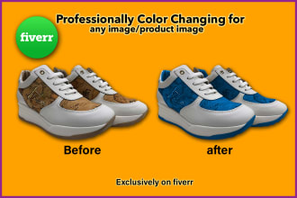 do color change or color adjustment of anything in photoshop