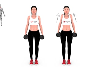 draw exercise, yoga, fitness pose 3d illustration  sketches