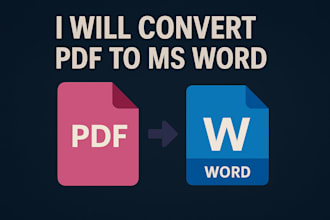 convert PDF to word