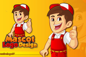 design cartoon  mascot character logo design