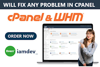 install cpanel on your vps or dedicated and fix any problem