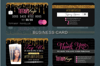 do any type business card, thank you card design