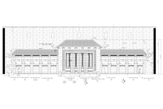 draw architectural floor plan in auto cad 2d