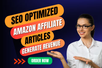 write SEO friendly amazon affiliate articles and blogs