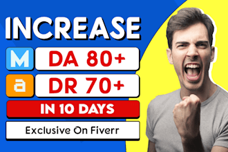 increase moz da 50 plus with seo backlinks