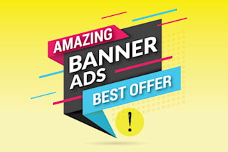 design web banner facebook ads or flyers