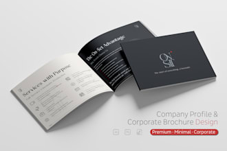 design premium corporate brochures and company profiles