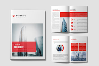 do an amazing corporate brochure, company profile design