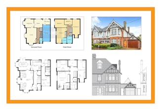 draw architectural section from any PDF or jpg files into 2d autocad dwg
