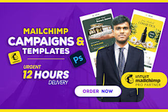 do custom mailchimp newsletter email template and automation