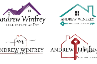 design a minimal real estate, construction and company logo