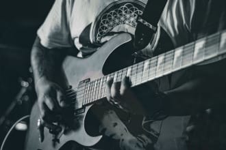 record soulful electric guitar chords, rhythm, loops for you