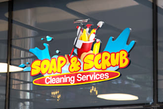 design unique and timeless logo for cleaning services