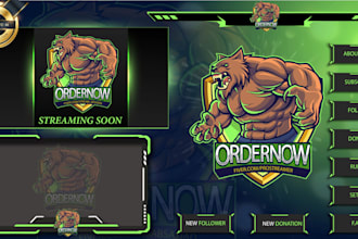 design best twitch overlays and twitch logo for your stream