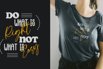 do bulk t shirt design, typography t shirt or custom t shirt design