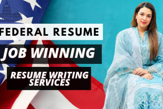 write usajobs federal resume, cover letter and linkedin bio