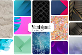 design banners and backgrounds of wordpress or any website