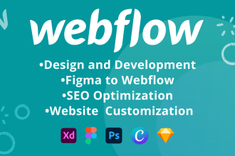 develop, update webflow website, convert figma to webflow, webflow developer pro