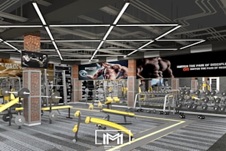 create interior 3d modeling and rendering