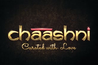 convert your logo or text into 3d metallic gold effect