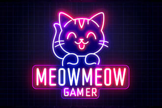design neon logo or effect, 80s, neon text or neon icons