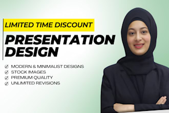 do modern powerpoint presentation and investor pitch deck