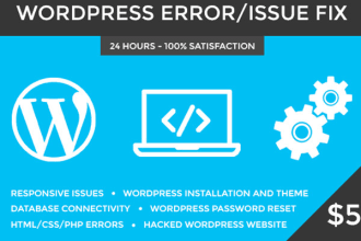 provide technical support for all wordpress or woocommerce