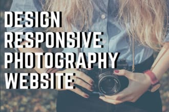create responsive photography website