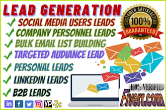 provide b2b sales targeted elit prospects lead to achieve your extreme goal