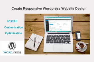 wordpress install customize, optimize and setup theme