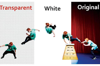 remove or change image background, do transparent or white