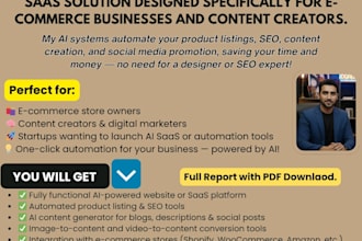 do ai saas specially for e commerce store
