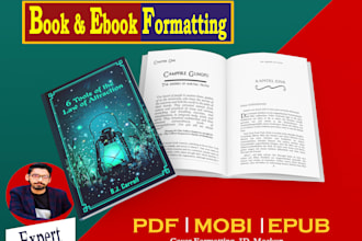 format and layout design of book and ebook