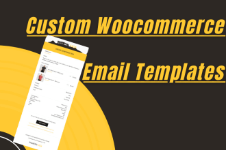 create custom email template for woocommerce