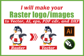 convert jpg image to vector, ai, eps, PDF cdr, and dxf