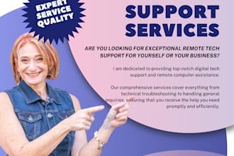 provide digital tech support and remote computer assistance