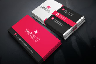 design professional business card, company logo,company name