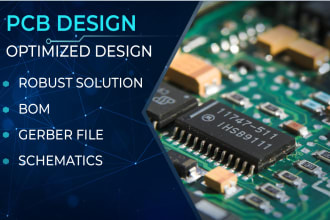 make design pcb layout and circuit schematics for you