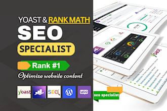 optimize website with rank math or yoast SEO