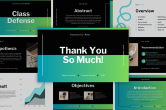 design a modern powerpoint presentation PPT, and  pitch deck for your business