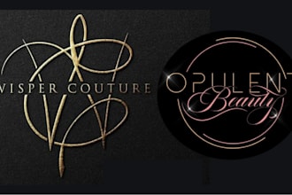 make eyelashes beauty salon feminine logo design